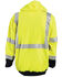 Image #2 - OccuNomix Men's FR Hi-Vis Extended Zip-Front Hooded Work Jacket , Yellow, hi-res
