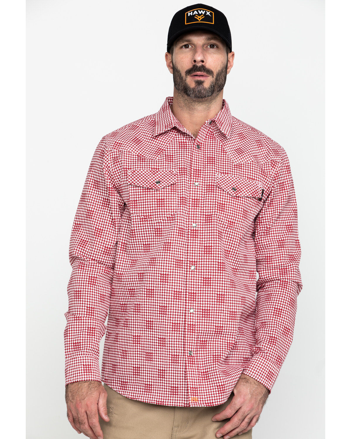Image #1 - Cody James Men's FR Geo Print Long Sleeve Work Shirt - Tall, , hi-res