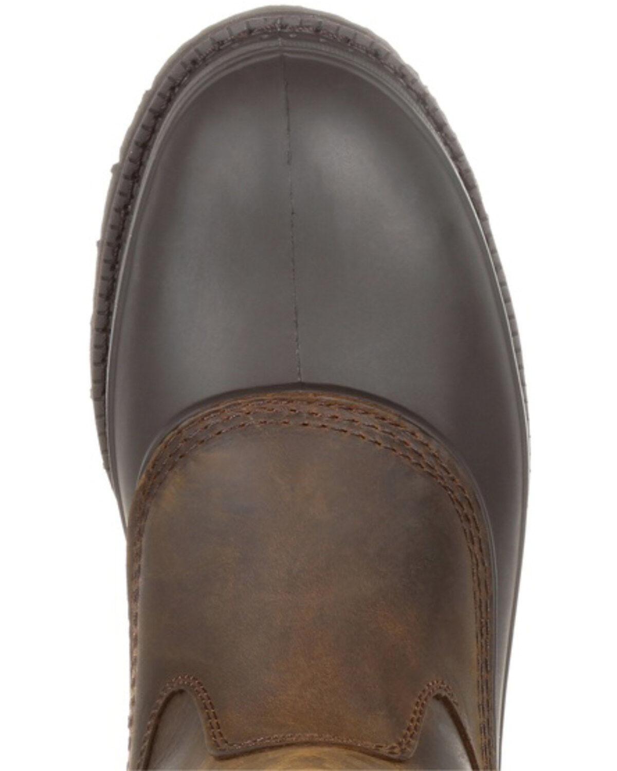 Image #7 - Georgia Men's Muddog Comfort Core Work Boots, Tan, hi-res
