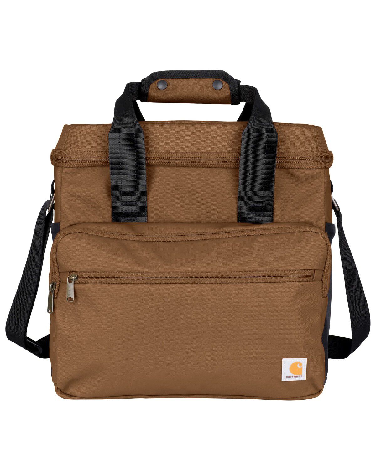 Image #1 - Carhartt Cold Front 24 Can Cooler, Brown, hi-res