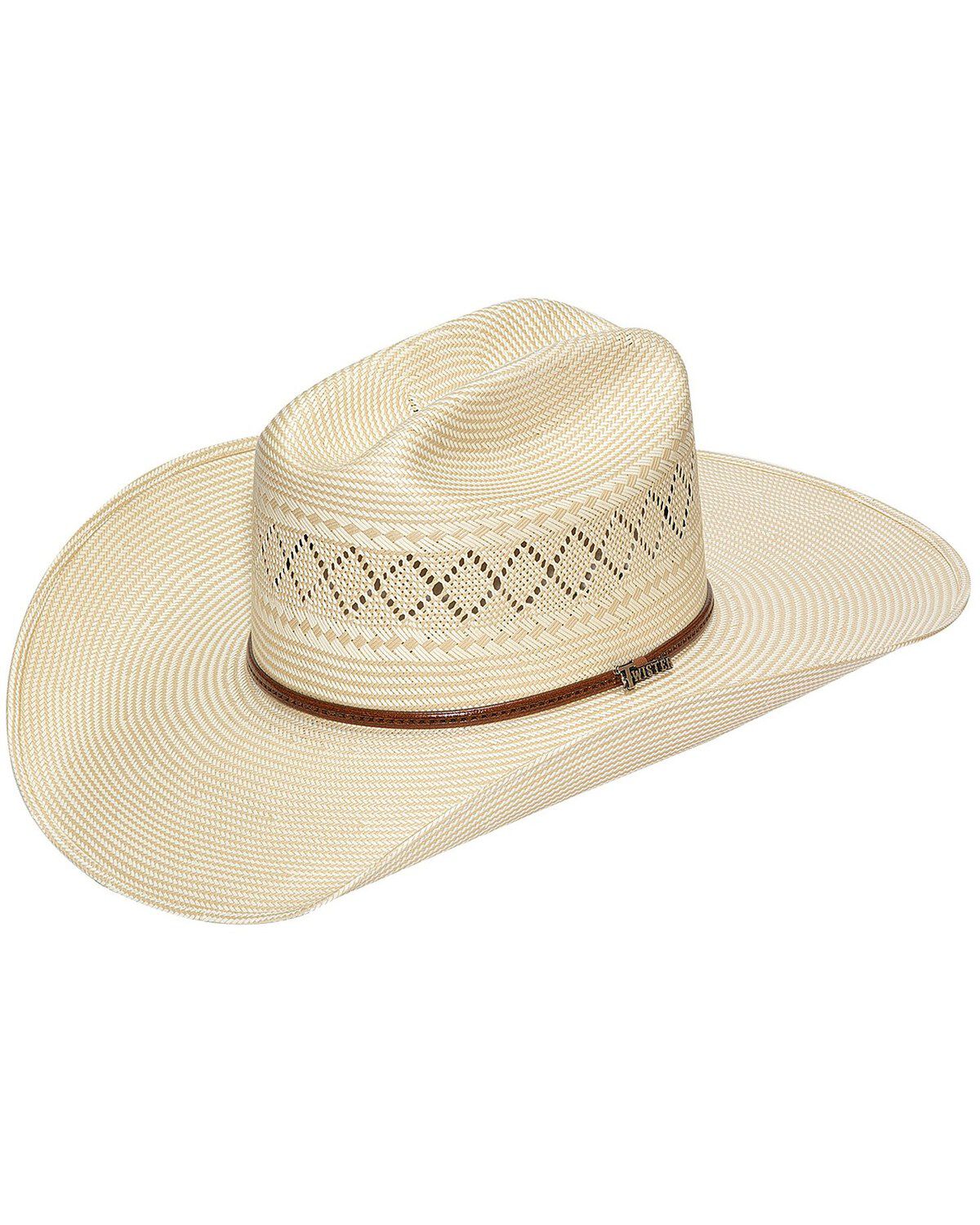 Image #1 - Twister 10X Straw Cowboy Hat, Natural, hi-res
