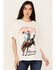 Image #1 - Wrangler X Diamond Cross Ranch Women's Not My First Rodeo Short Sleeve Graphic Tee, , hi-res