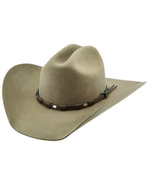 Justin Men's 6X Fawn Townes Western Felt Hat , Taupe, hi-res