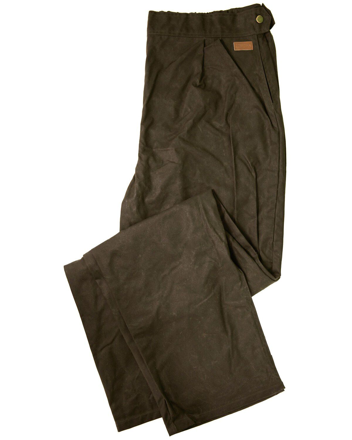 Outback Unisex Oilskin Over Pant, Brown, hi-res