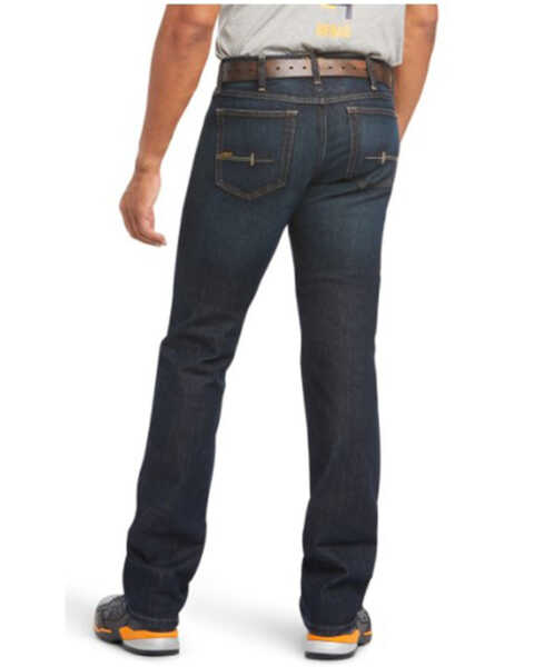 Image #2 - Ariat Men's M7 Rebar Durastretch Dark Basic Slim Straight Work Jeans, , hi-res