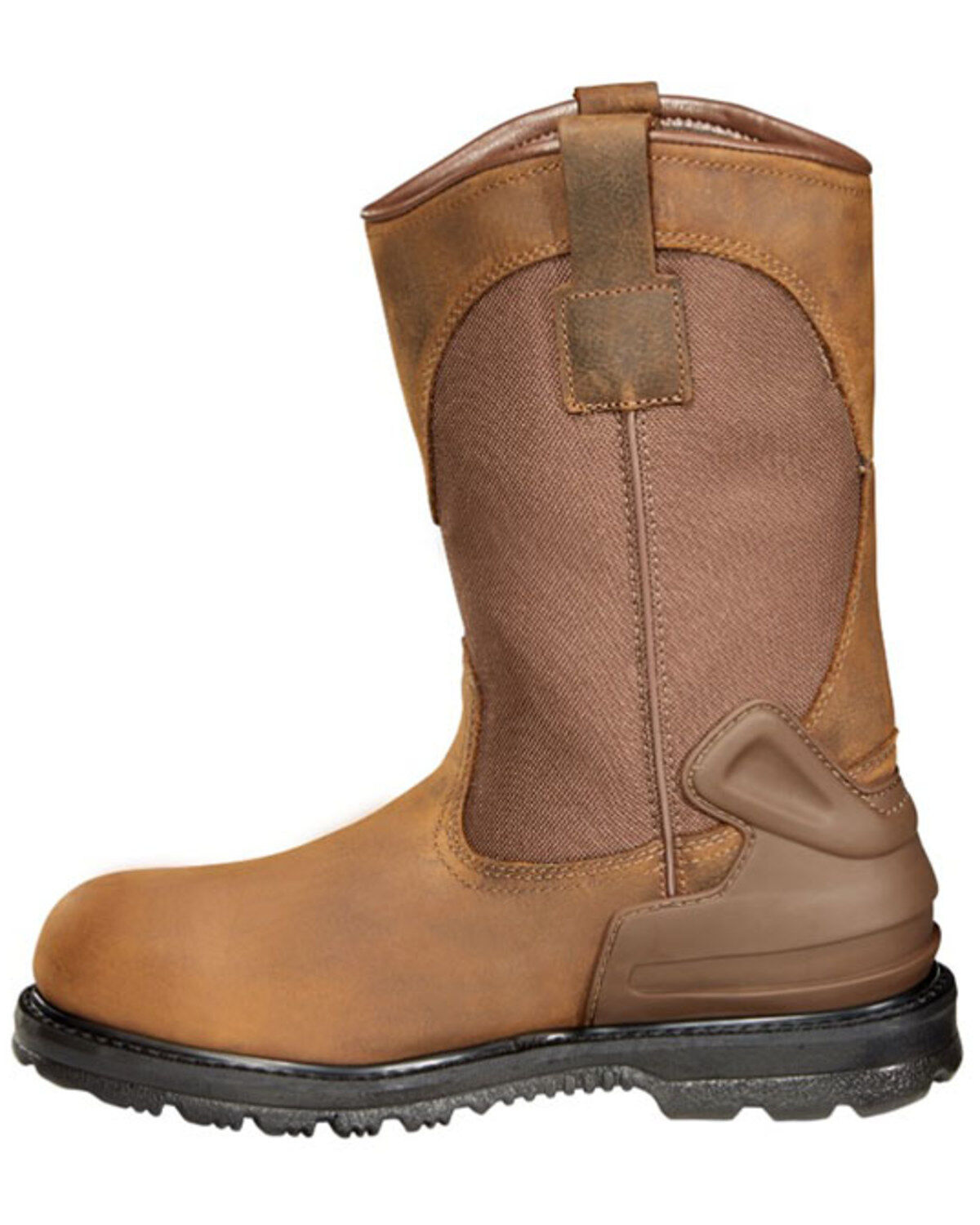 Image #3 - Carhartt Men's Heritage 11" Waterproof Wellington Work Boots - Steel Toe, Bison, hi-res