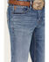 Moonshine Spirit Men's Good Times Wash Stretch Slim Bootcut Jeans , Medium Wash, hi-res