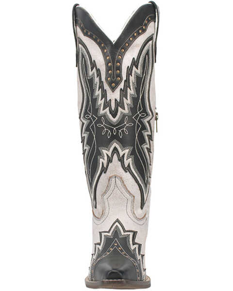 Image #4 - Laredo Women's Shawnee Western Boots - Snip Toe, Black/white, hi-res
