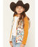 Image #1 - Cruel Girl Girls' Quilted Hybrid Hoodie and Vest, Gold, hi-res