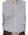 Image #3 - Wrangler Men's Geo Print Long Sleeve Button-Down Western Shirt, Teal, hi-res