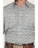 Image #3 - Stetson Men's Medallion Print Long Sleeve Snap Western Shirt, Grey, hi-res