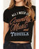 Image #3 - Idyllwind Women's Country Music And Tequila Short Sleeve Graphic Tee, Black, hi-res