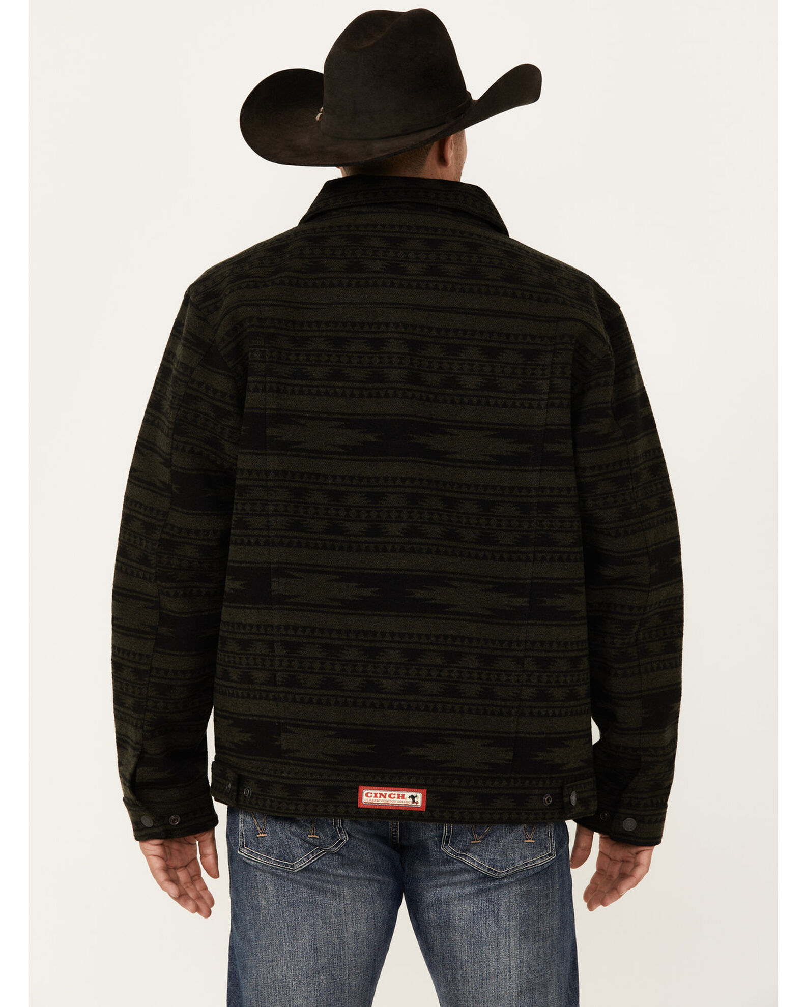 【2024 新作】 Product Jacket Snap Trucker Twill Jacquard Southwestern Men's Cinch Name: ジャケット・アウター