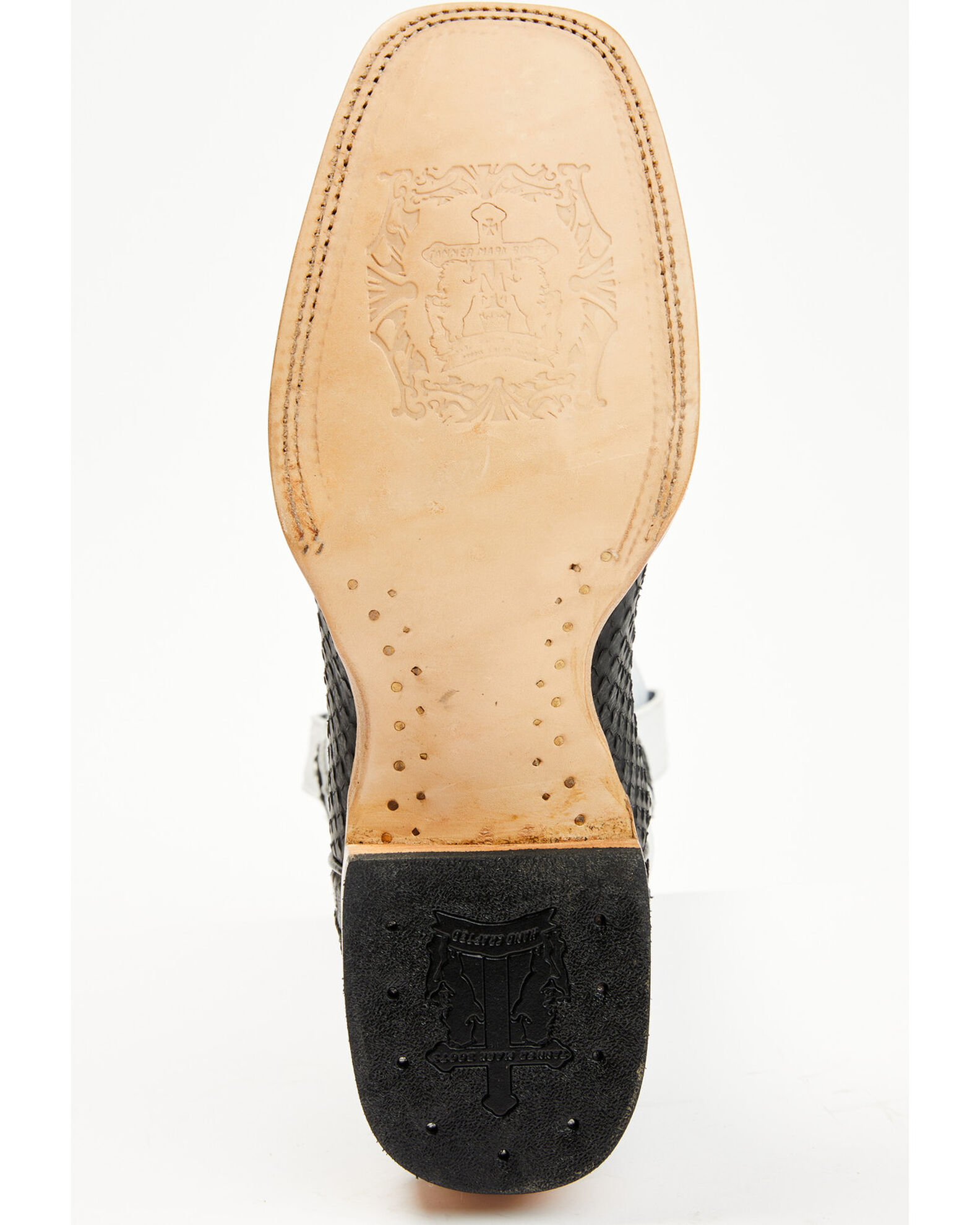 Tanner Mark Men's Jumbo Python Exotic Western Boots - Broad Square Toe ...