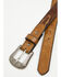 Image #2 - Cody James Boys' Southwestern Inlay Belt, Brown, hi-res
