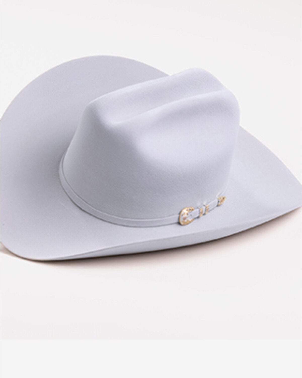 Larry Mahan Superior 500X Felt Cowboy Hat, Silver, hi-res