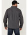 Image #5 - Brothers and Sons Men's Weathered Twill Solid Long Sleeve Button-Down Western Shirt  , Charcoal, hi-res