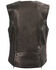 Image #2 - Milwaukee Leather Women's Lightweight Crinkle Snap Front Vest - 4X, Black/purple, hi-res