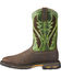 Image #2 - Ariat Men's WorkHog® VentTEK Comp Toe Pull-On Safety Work Boots, Brown, hi-res