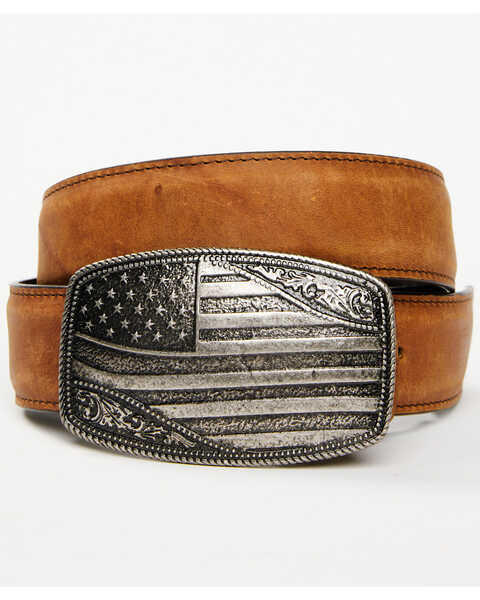 Cody James Men's Two-Tone Mexican Eagle Buckle Belt