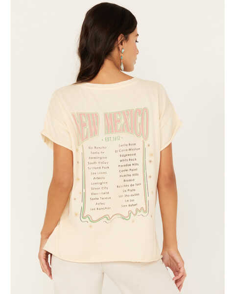 Cleo + Wolf Women's New Mexico Short Sleeve Graphic Tee, Sand, hi-res