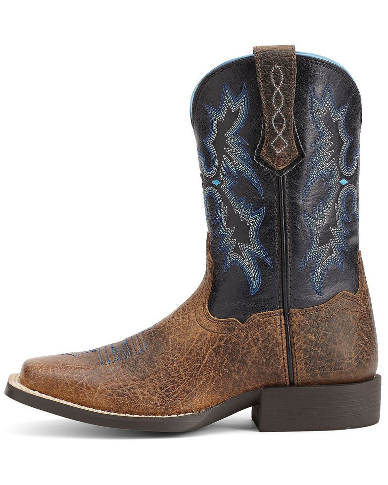 Ariat Youth Boys' Tombstone Cowboy Boots Square Toe Boot Barn