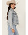 Image #4 - Veveret Women's Pearl Light Wash Denim Jacket, Light Wash, hi-res