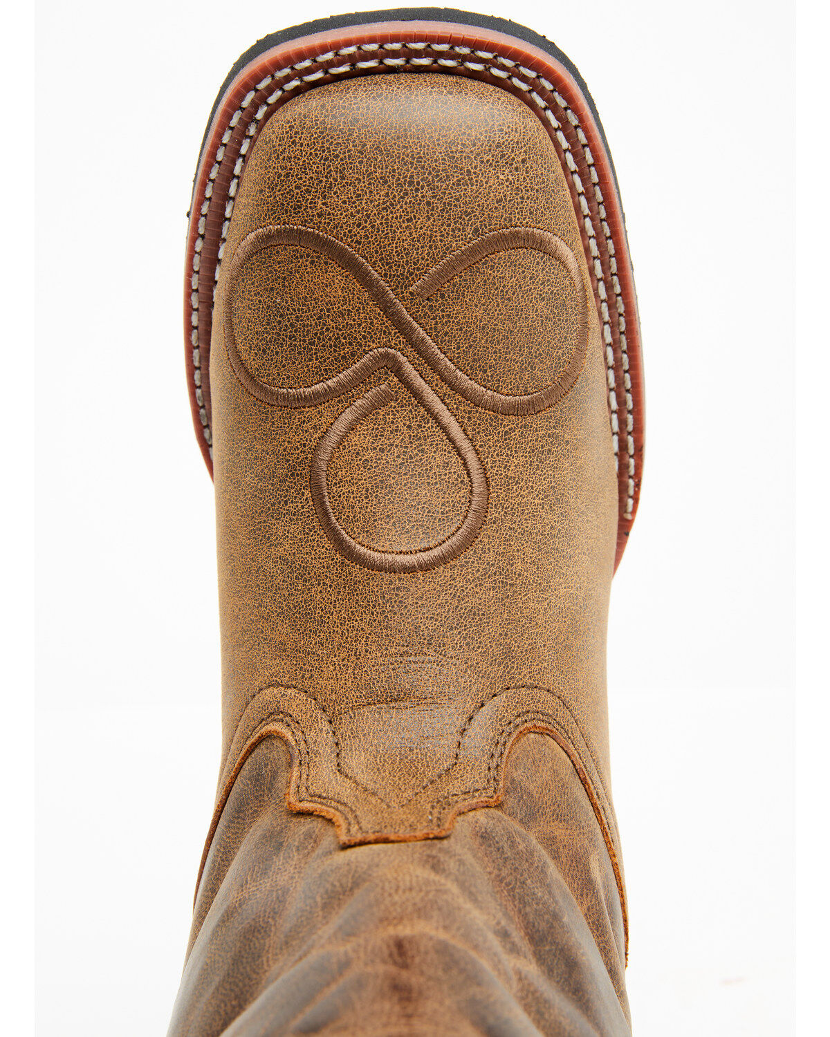 Image #6 - Laredo Women's Wenda Western Boots - Broad Square Toe, Tan, hi-res