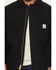 Image #3 - Carhartt Men's Loose Fit Firm Duck Insulated Traditional Coat, Black, hi-res