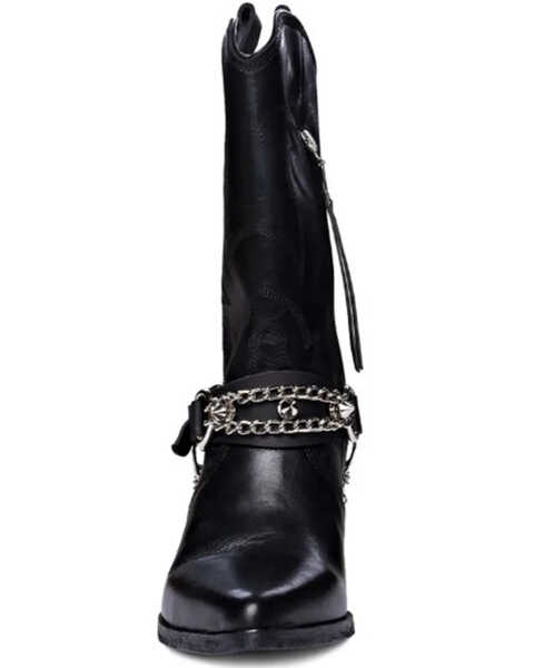 Image #3 - Golo Women's Mesa Western Boots - Pointed Toe, Black, hi-res