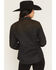 Image #4 - Idyllwind Women's Midnight Cowboy Coated Long Sleeve Snap Western Shirt, Black, hi-res