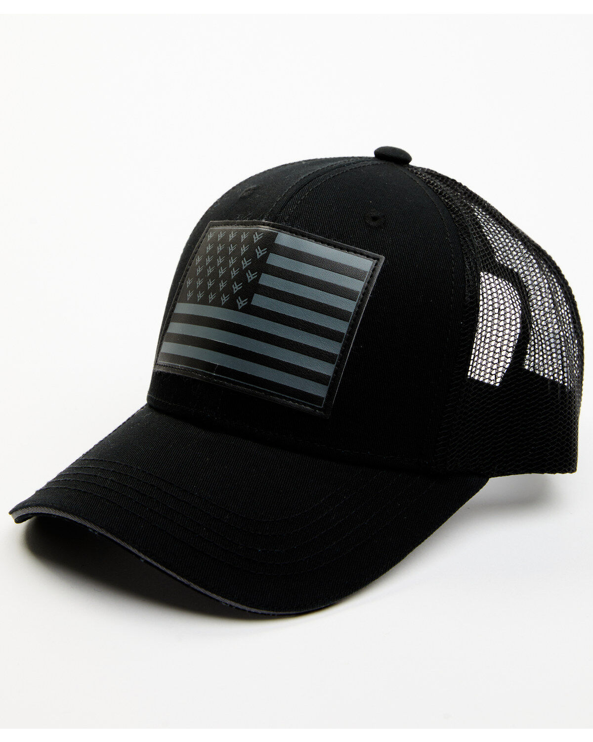 Image #1 - Hawx Men's Flag Patch Ball Cap, Black, hi-res
