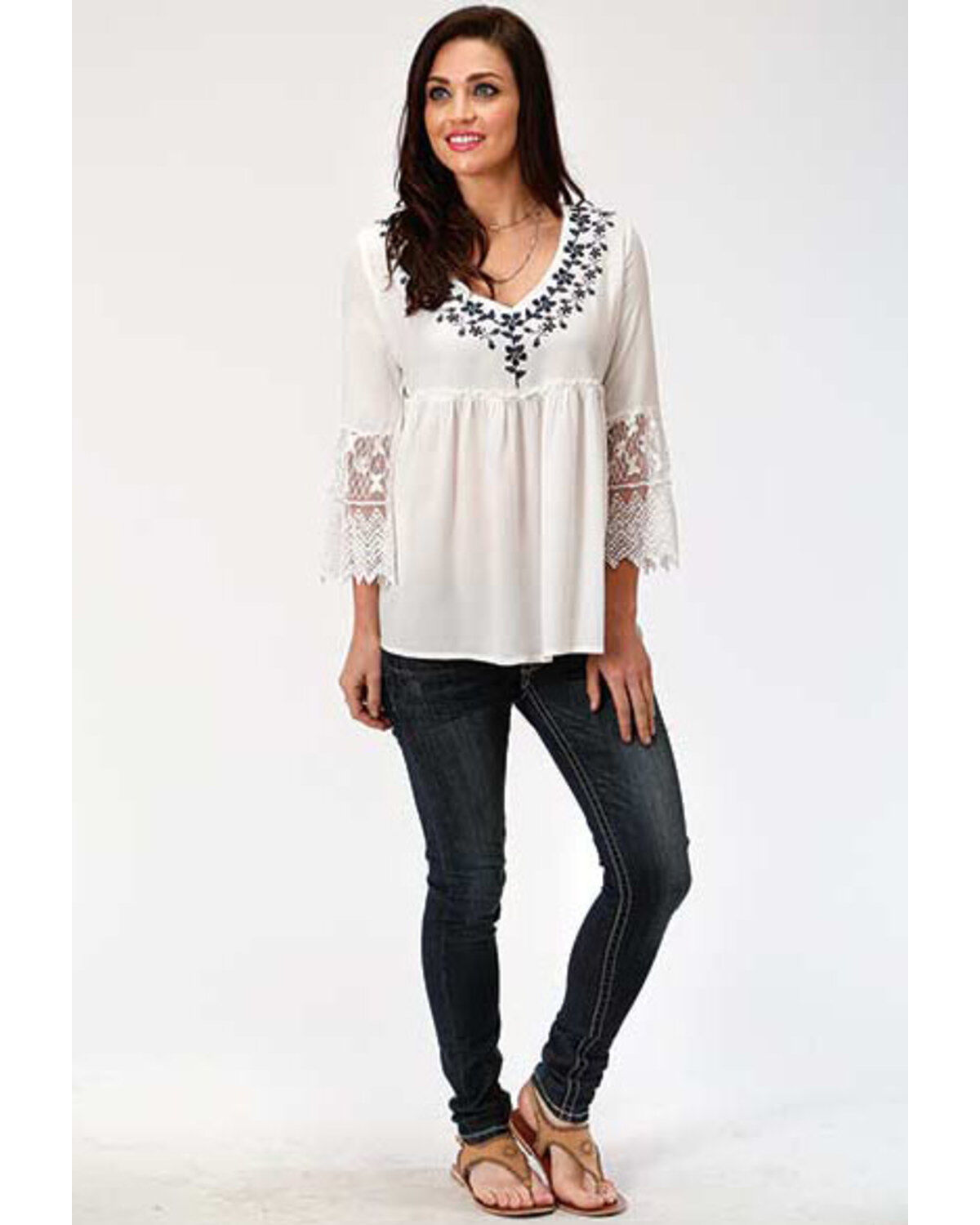 womens white peasant blouse