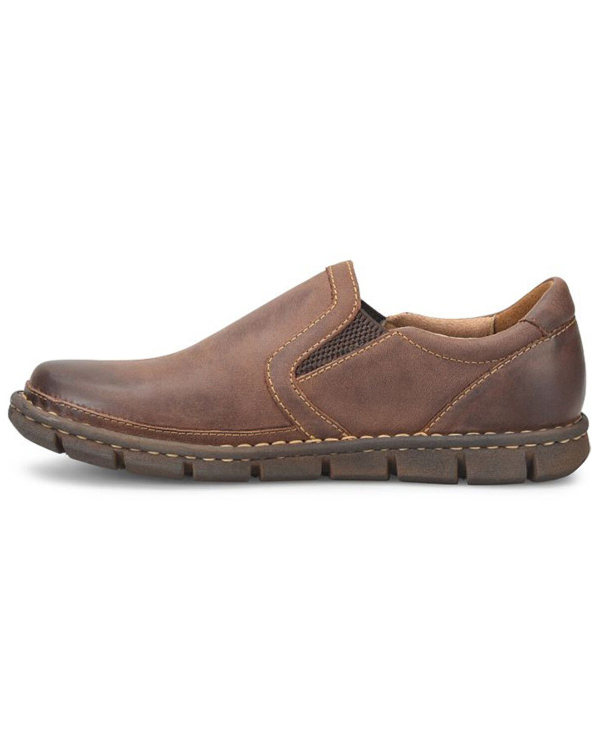 Image #3 - Born Men's Sawyer Casual Shoes, Dark Brown, hi-res