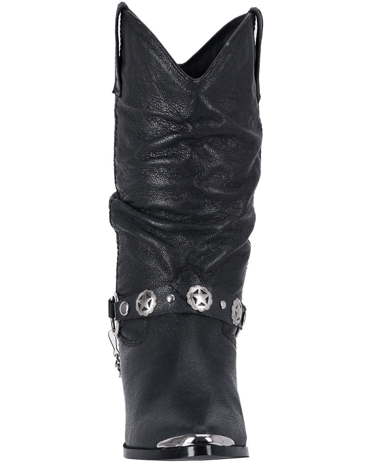 Image #5 - Dingo Women's Supple Pigskin Western Boots - Round Toe, Black, hi-res