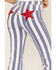 Image #4 - Free People Women's Firecracker Star & Stripe Flare Jeans, Blue, hi-res