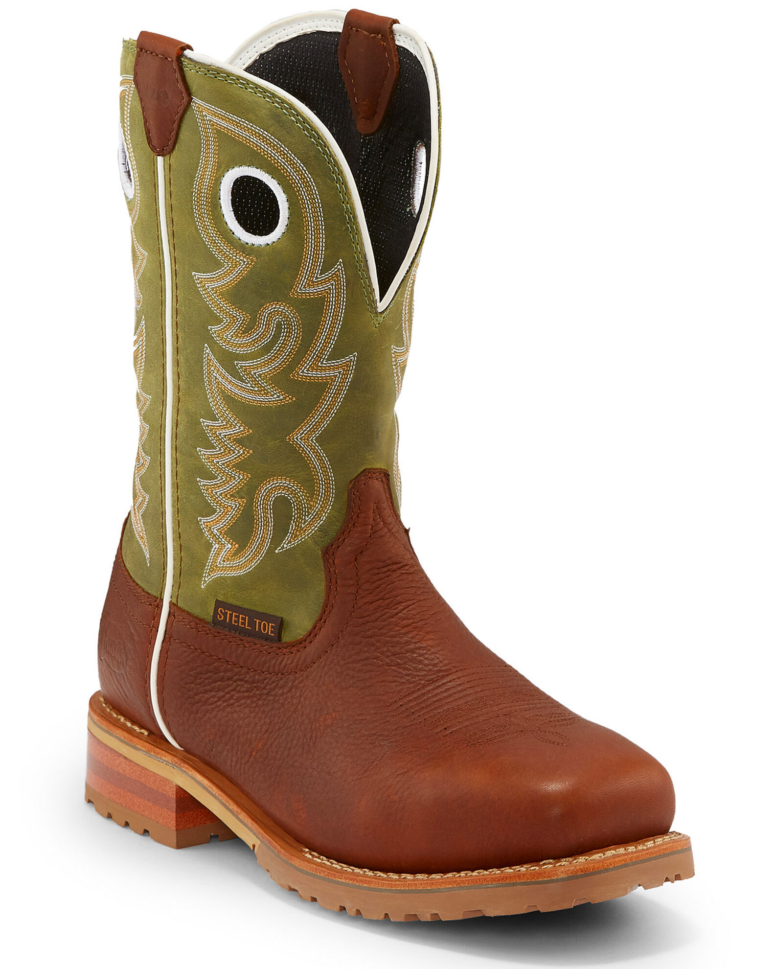 Justin boots safety toe shop