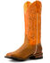 Horse Power Men's Barking Iron Western Boots - Broad Square Toe, Brown, hi-res