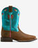 Image #2 - Ariat Girls' Rodeo Love Metallic Performance Western Boots - Broad Square Toe, Brown, hi-res