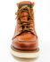 Image #4 - Thorogood Men's 6" Moc Toe Lace-Up Work Boots, Tan, hi-res