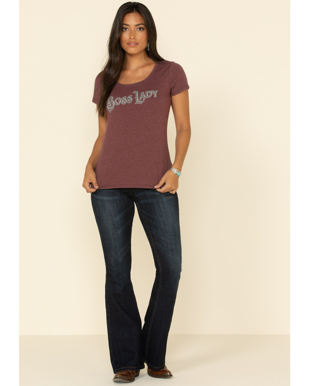 Image #2 - Idyllwind Women's Boss Lady Short Sleeve Graphic Trustie Tee , , hi-res