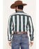 Image #4 - Zach Top X Kimes Ranch Men's Hickory Striped Long Sleeve Button-Down Western Shirt, Green, hi-res
