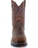 Image #4 - Cody James® Men's Waterproof Composite Toe Pull On Work Boots, Brown, hi-res