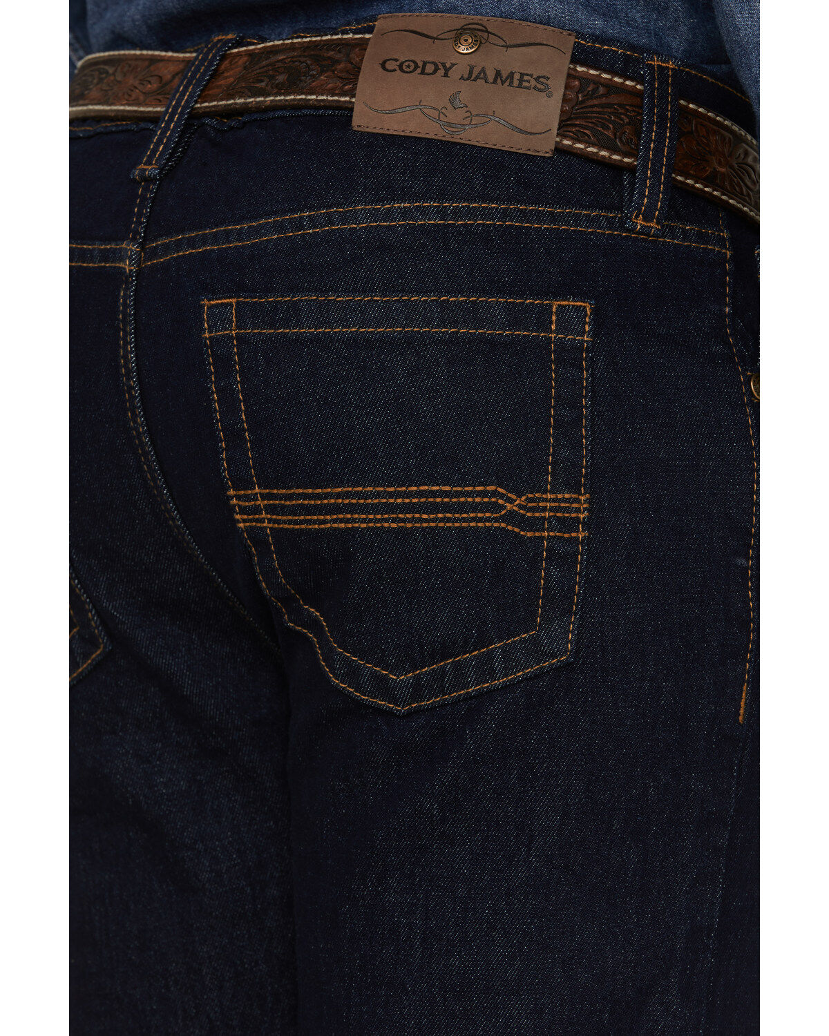 Image #4 - Cody James Men's Annex Stretch Slim Straight Jeans, Super Dark Wash, hi-res