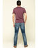 Image #5 - Ariat Men's M4 Dakota Low Stretch Stackable Slim Straight Jeans, Blue, hi-res