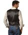 Scully Men's Boar Suede Snap Front Vest, Espresso, hi-res