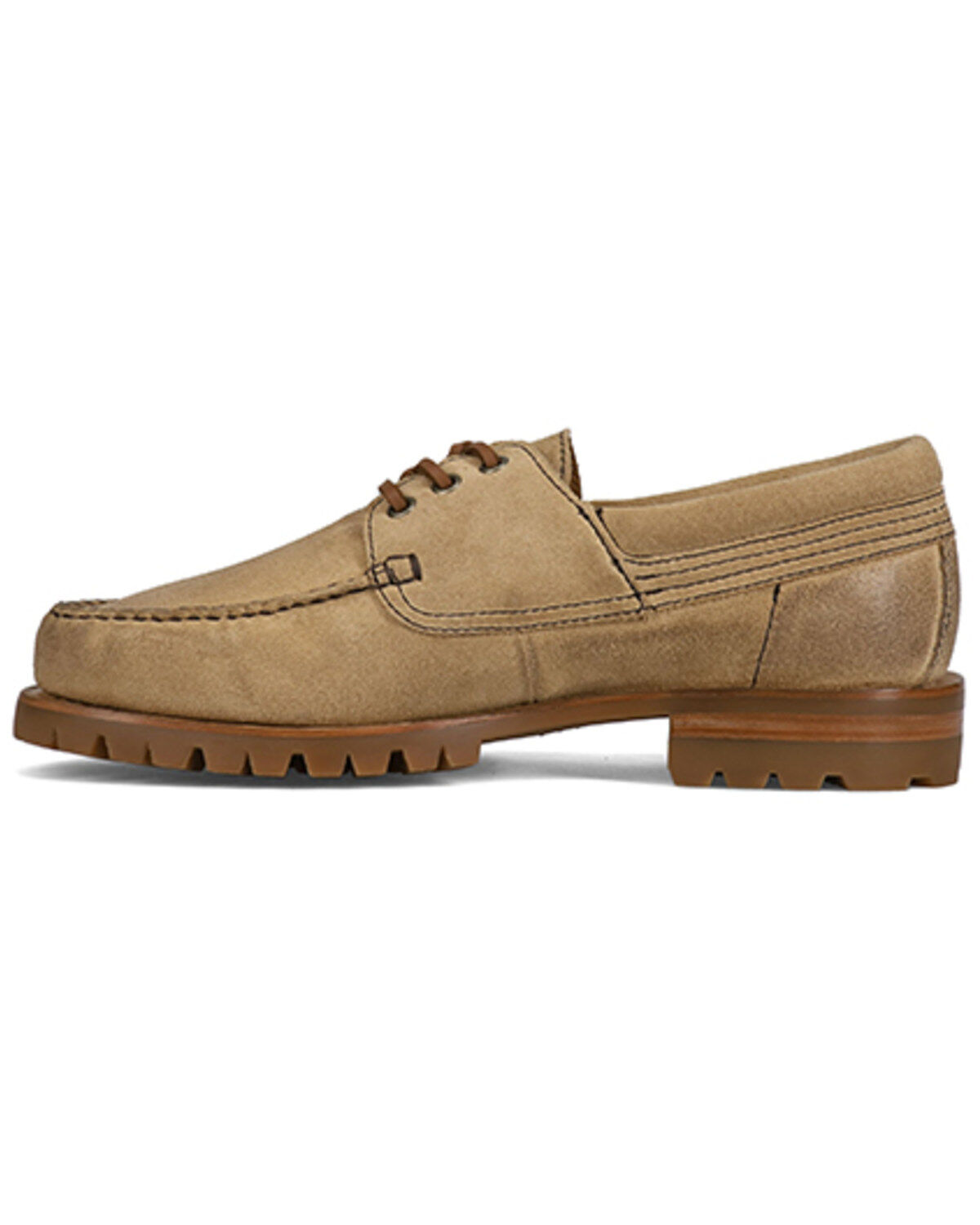 Image #3 - Frye Men's Hudson Camp Casual Shoes - Moc Toe, Sand, hi-res