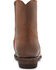 Image #5 - Frye Men's Austin Inside Zip Ankle Boots - Round Toe, Brown, hi-res