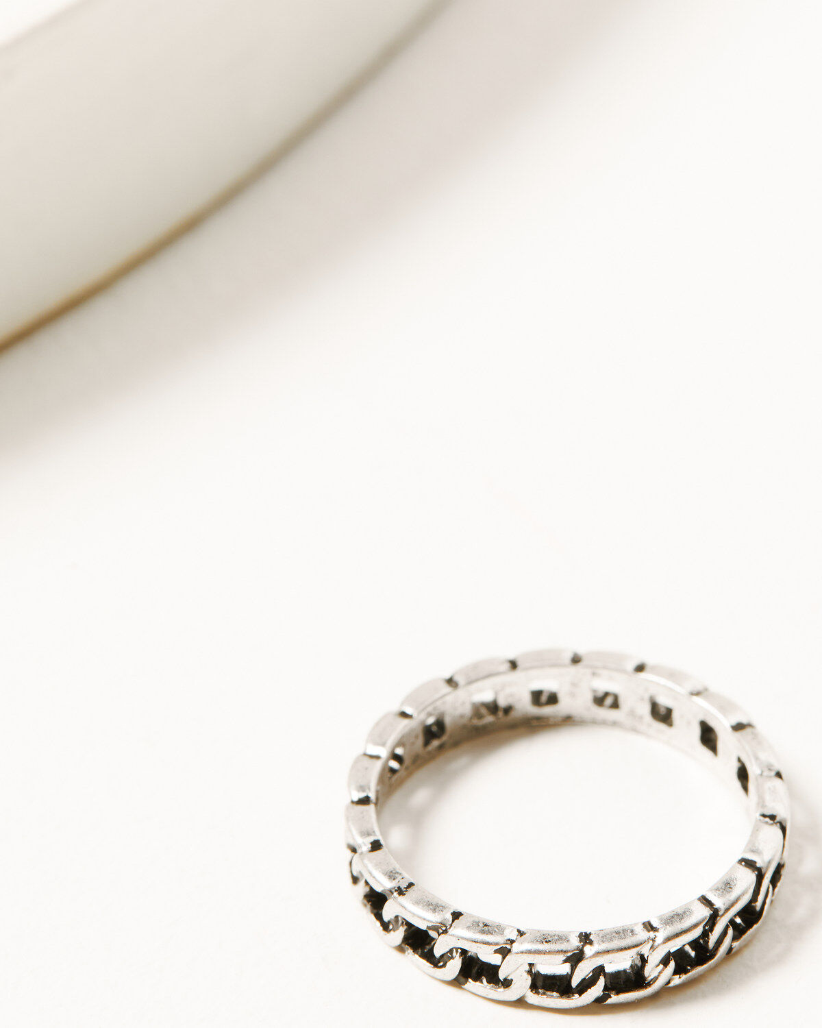 Image #4 - Shyanne Women's Silver Longhorn & Turquoise Abalone 5-piece Ring Set, Silver, hi-res