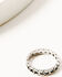 Image #4 - Shyanne Women's Silver Longhorn & Turquoise Abalone 5-piece Ring Set, Silver, hi-res